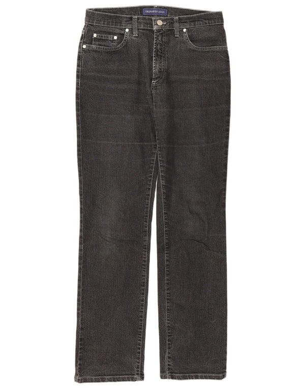 Blugi drepti pentru femei Trussardi W29 L31 bumbac gri