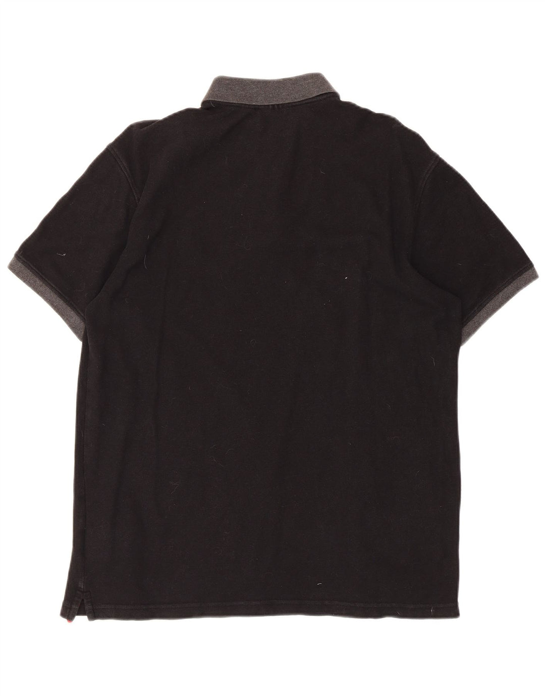Tricou polo Fila pentru bărbați, bumbac mediu negru