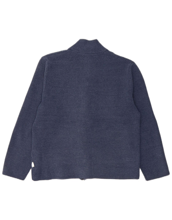 Pulover cardigan pentru femei Marks & Spencer UK 14 Poliester mediu bleumarin