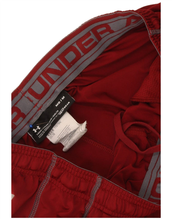 Pantaloni scurți sport Under Armour Heat Gear pentru bărbați, poliester maro mediu