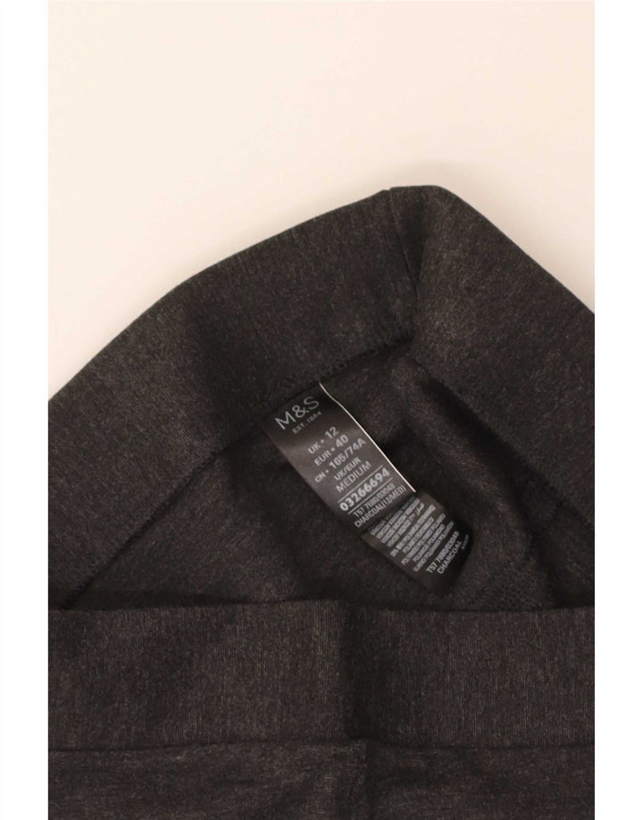 Leggings pentru damă Marks & Spencer UK 12 Medium Grey Flecked Viscose