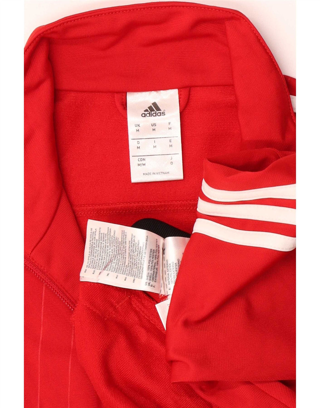 Jachetă de trening pentru bărbați Adidas Graphic Regular Fit, roșu mediu, color block