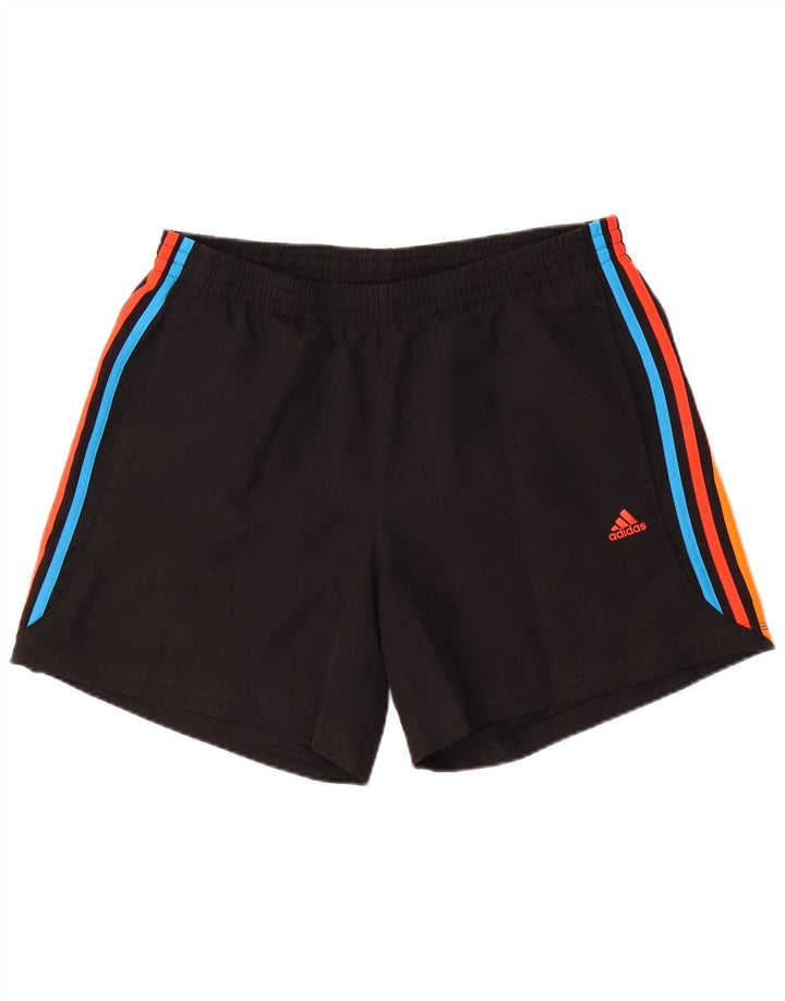 Pantaloni scurți sport ADIDAS pentru bărbați, mari, negru, poliester