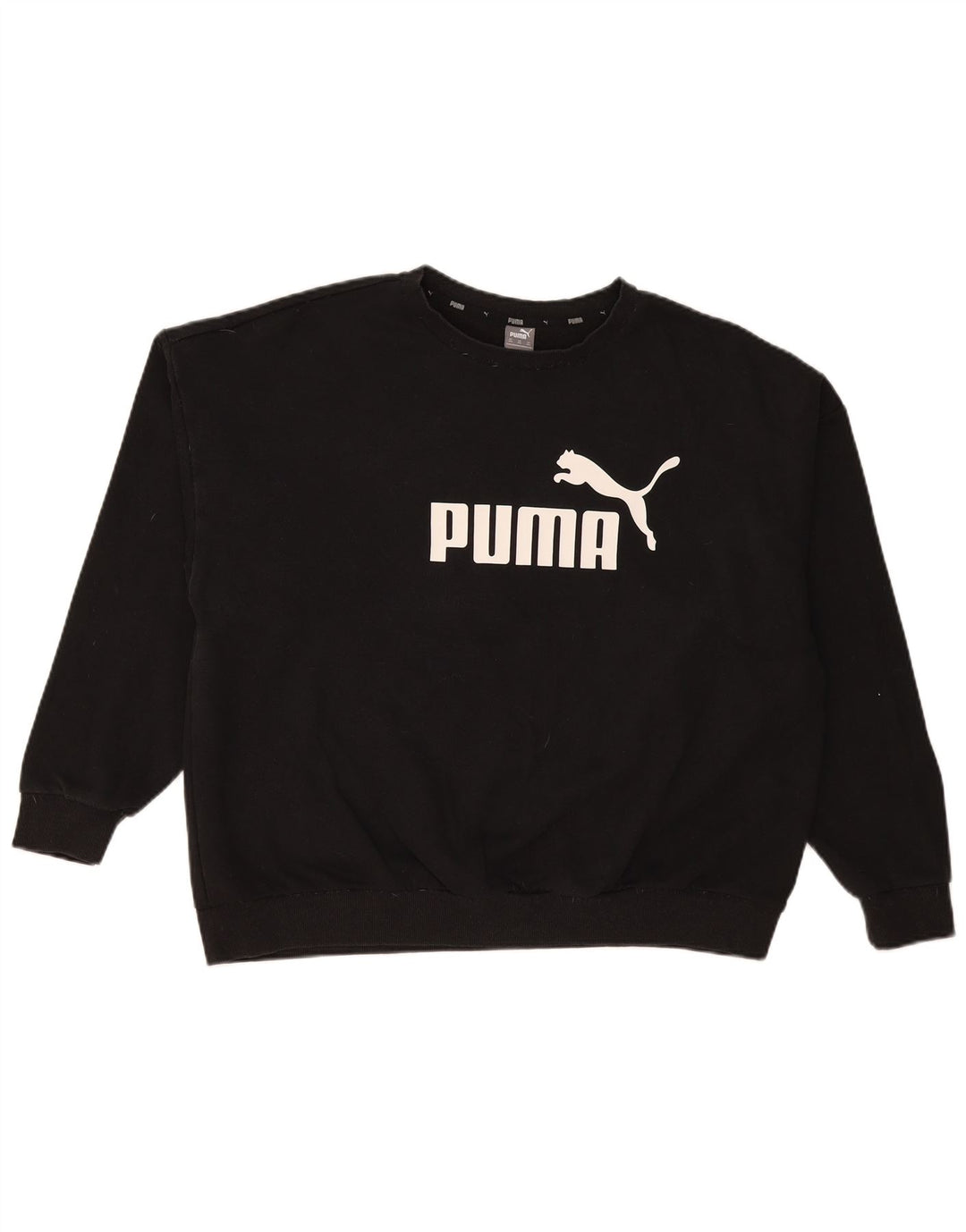 Pulover grafic pentru bărbați Puma, 3XL, bumbac negru