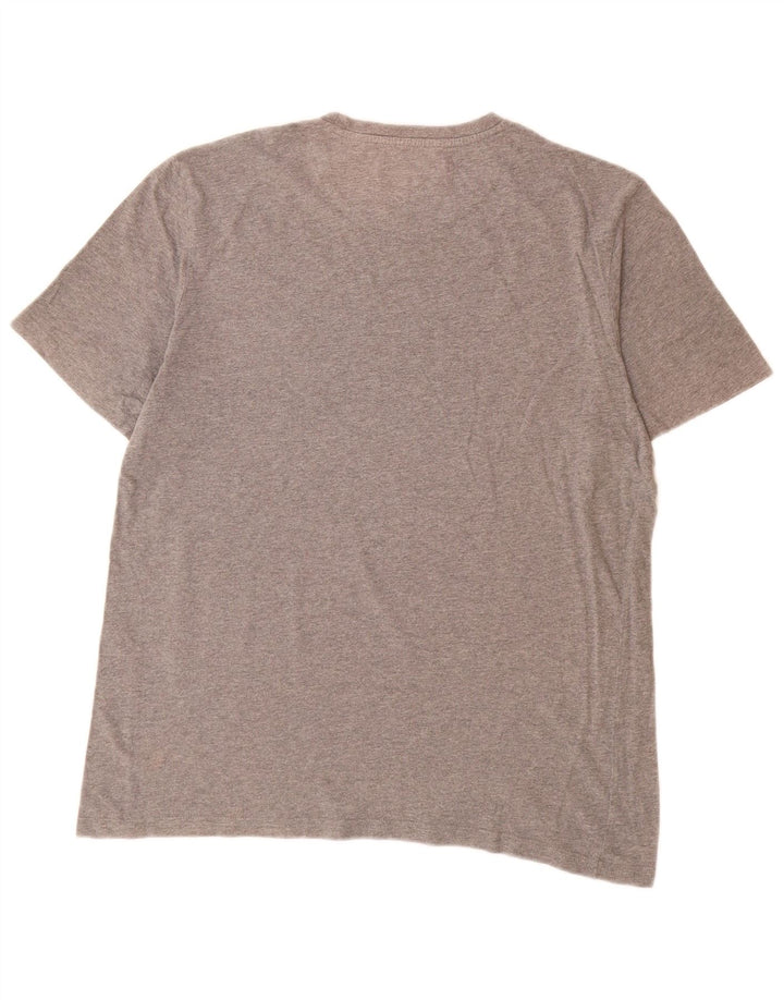 Tricou pentru bărbați Lyle & Scott Top mare din bumbac gri