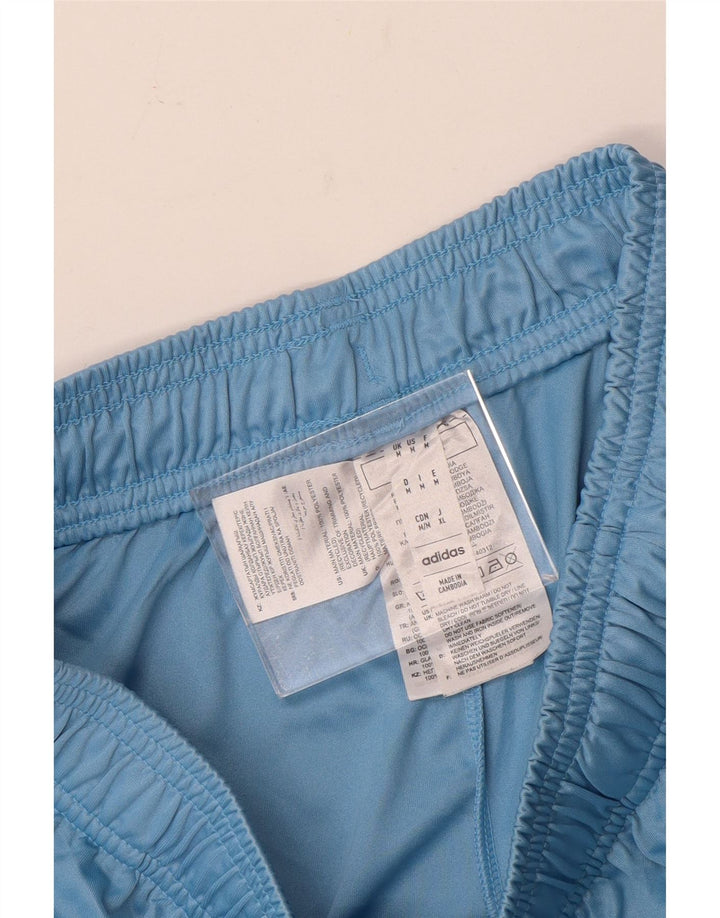 Pantaloni scurți sport Aeroready Adidas pentru bărbați, poliester albastru mediu