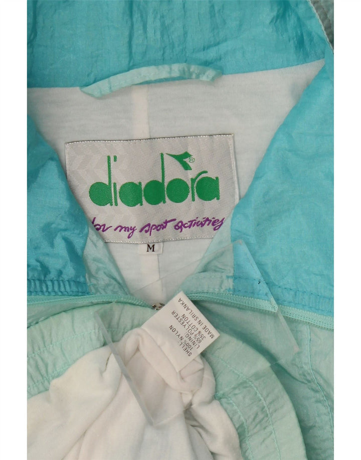 Jachetă de trening supradimensionată pentru femei Diadora UK 14 Medium Blue Floral