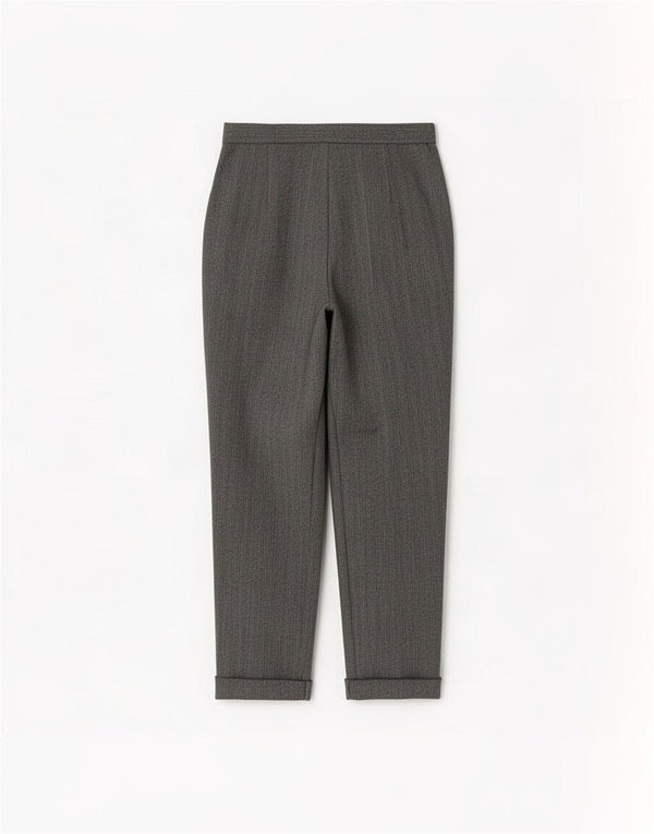 Marks & Spencer Pantaloni de costum pentru femei cu talie înaltă UK 14 Large W28 L27 Gri