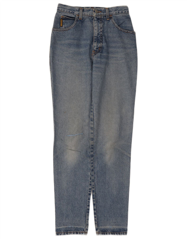 Blugi conici pentru femei Armani W27 L30 albastru