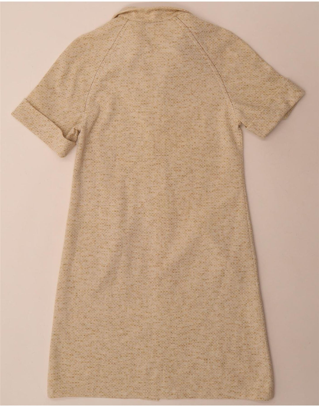 Rochie de damă de epocă Shift UK 14 Medium Bej Pete