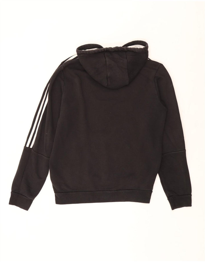 Pulover Adidas pentru bărbați, bumbac mediu negru