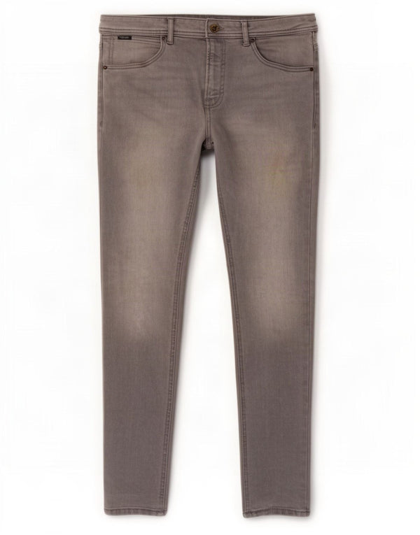 Blugi slim pentru bărbați Zara EU 44 Large W34 L31 Gri Bumbac