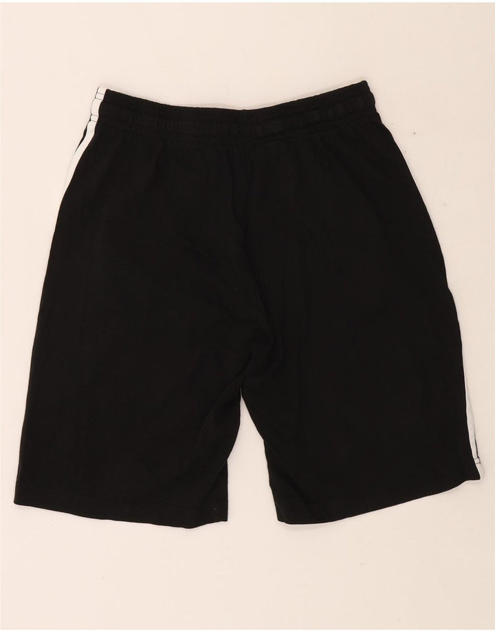 Pantaloni scurți sport pentru băieți ADIDAS 13-14 ani, bumbac negru