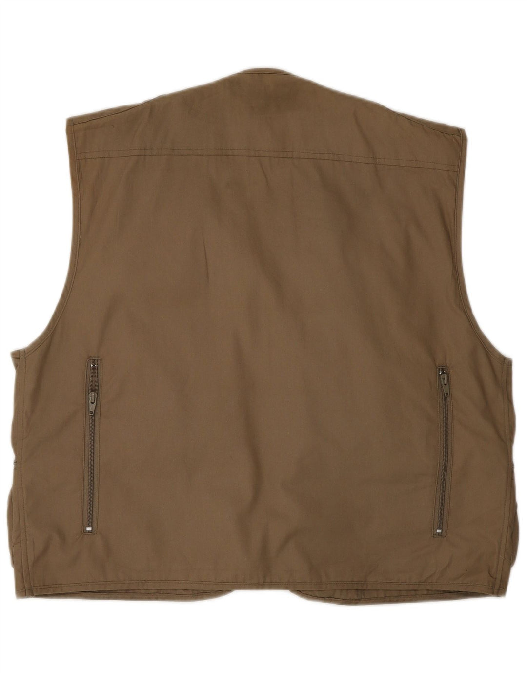 Gilet vintage pentru bărbați, UK 42 XL, bumbac maro