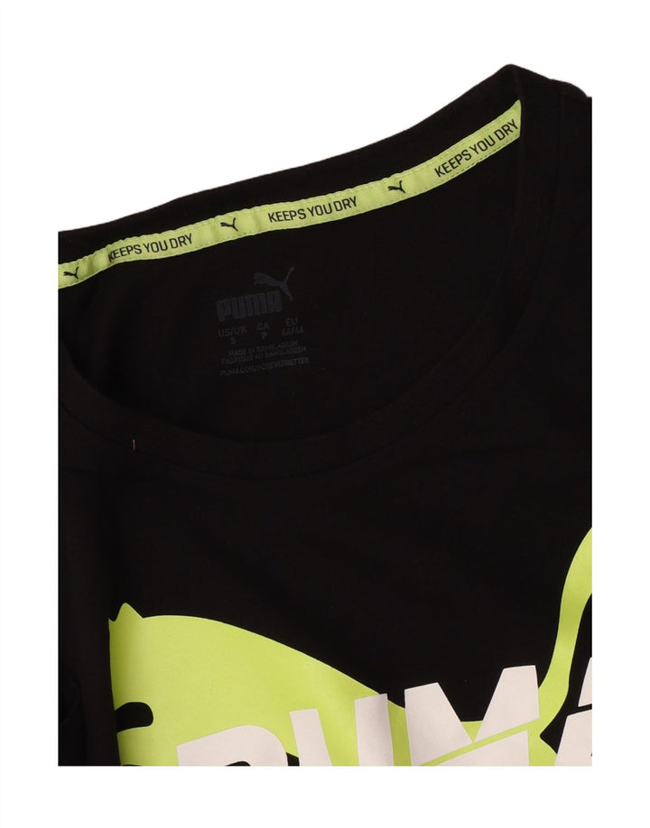 Tricou grafic Puma pentru bărbați Top Small Negru