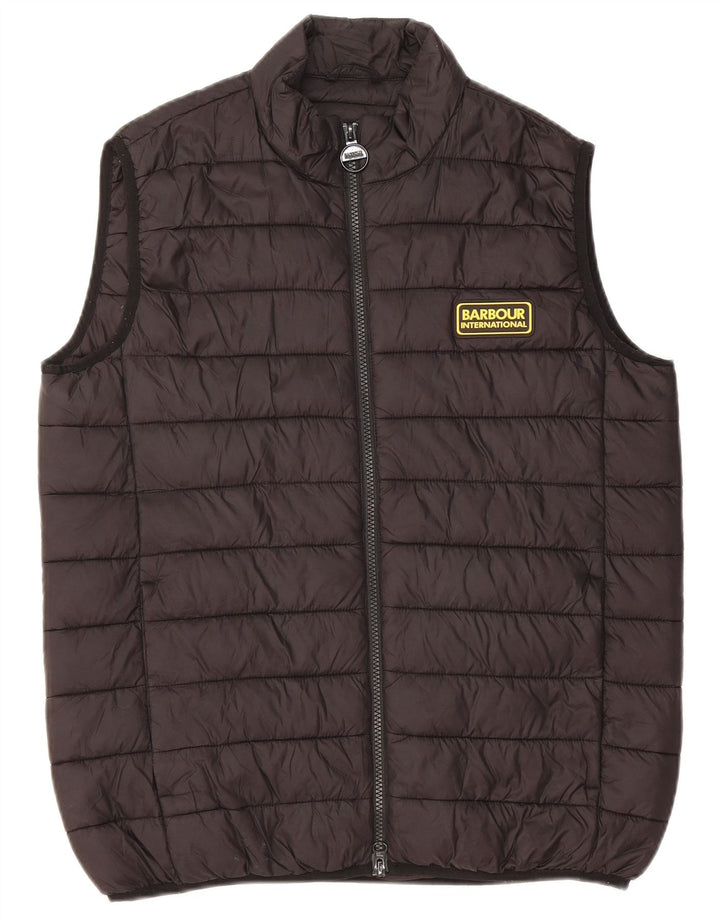Barbour Gilet Captusit pentru Barbati UK 36 Poliamida Neagra Mica