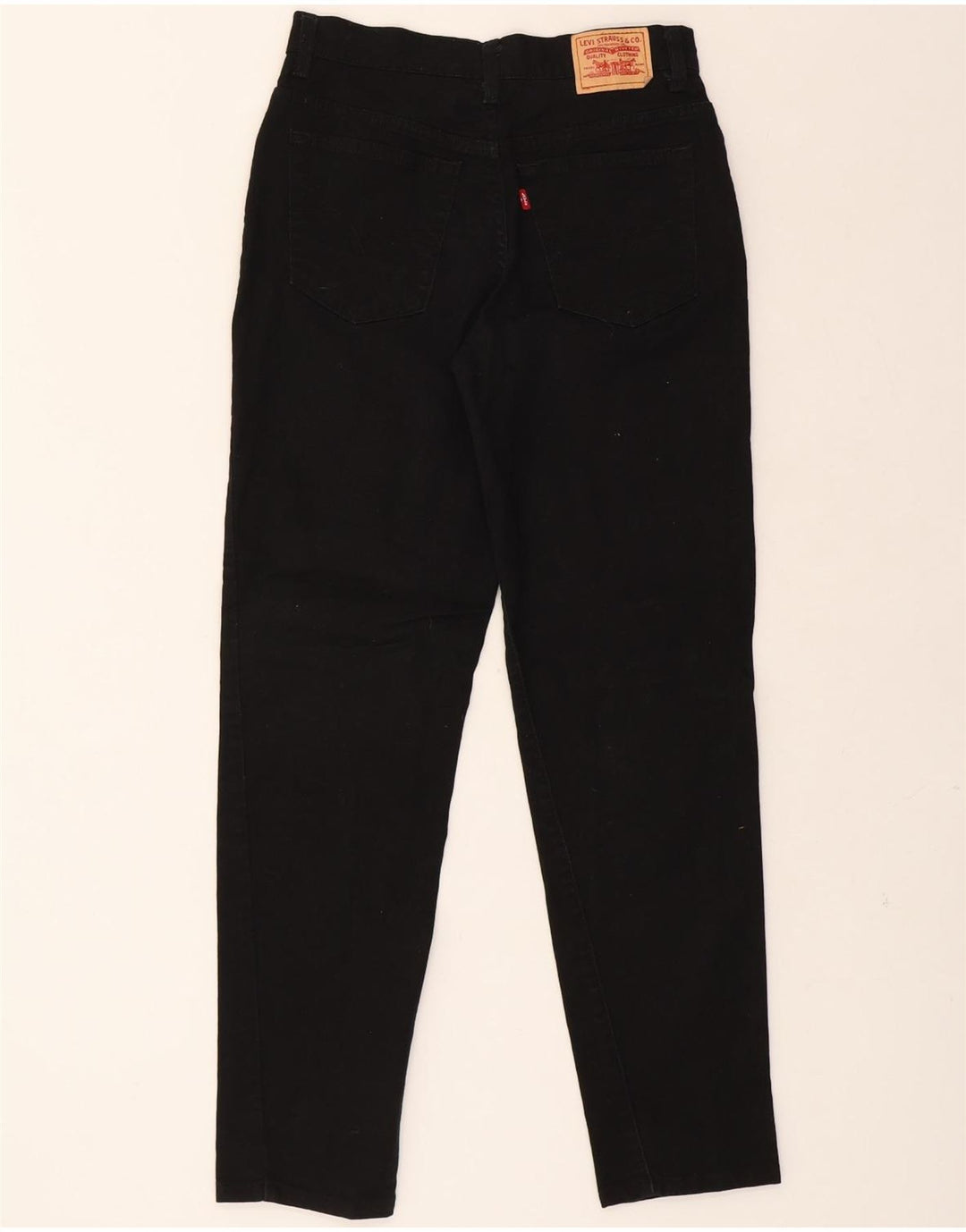 LEVI'S Womens Slim Tapered Jeans US 8 Medium W30 L32 Black Cotton Vintage Levi's and Second-Hand Levi's from Messina Hembry 