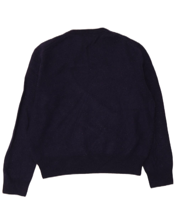 Pulover Polo Ralph Lauren pentru femei, cu gât turnat, mare, bleumarin