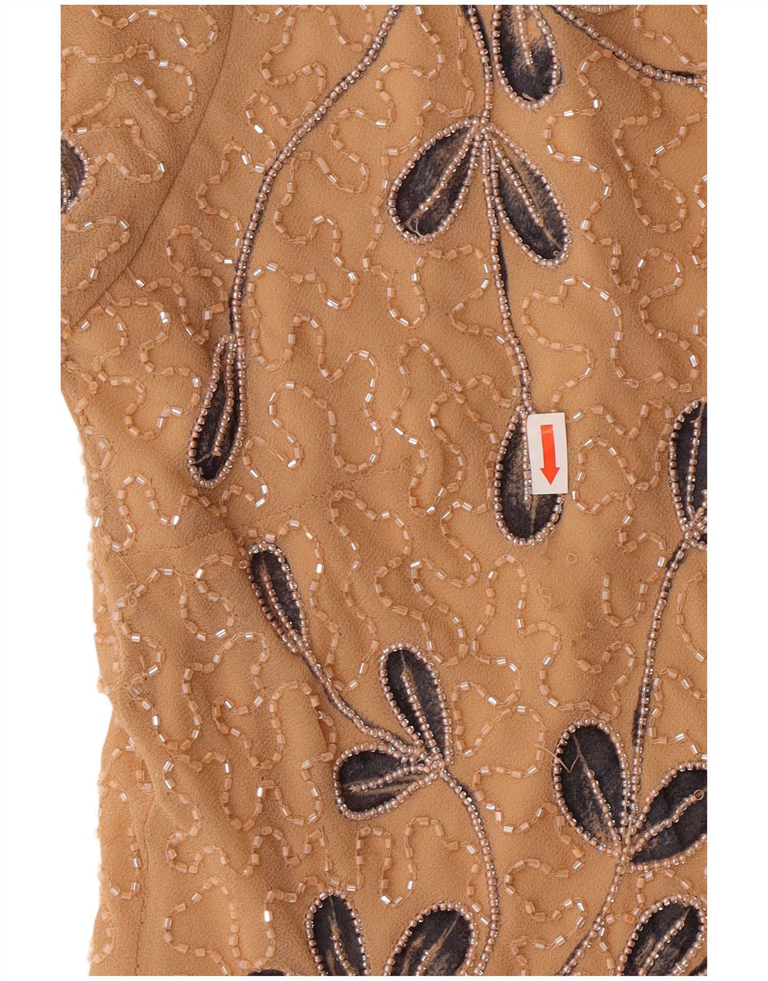 Bluză pentru femei Jacques Vert UK 12 Medium Bej Poliester Floral