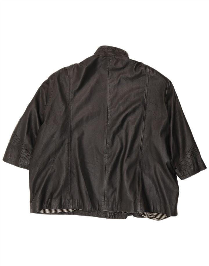 Geacă de piele pentru femei Max Moser EU 56 6XL Piele neagră