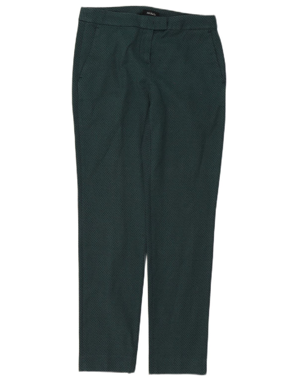 Max&Co. Pantaloni slim pentru femei UK 8 Small W28 L29 Bumbac verde