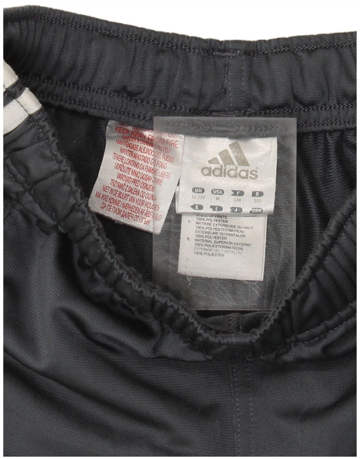 Pantaloni de trening Adidas baieti Joggeri 11-12 ani poliester gri