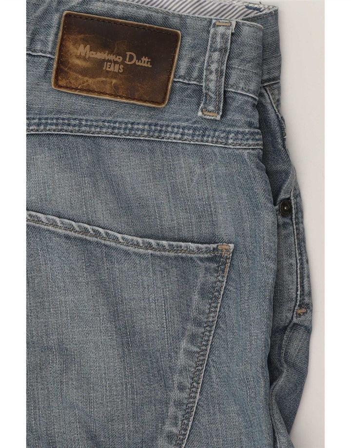 Blugi drepti pentru femei Massimo Dutti W34 L26 Albastru