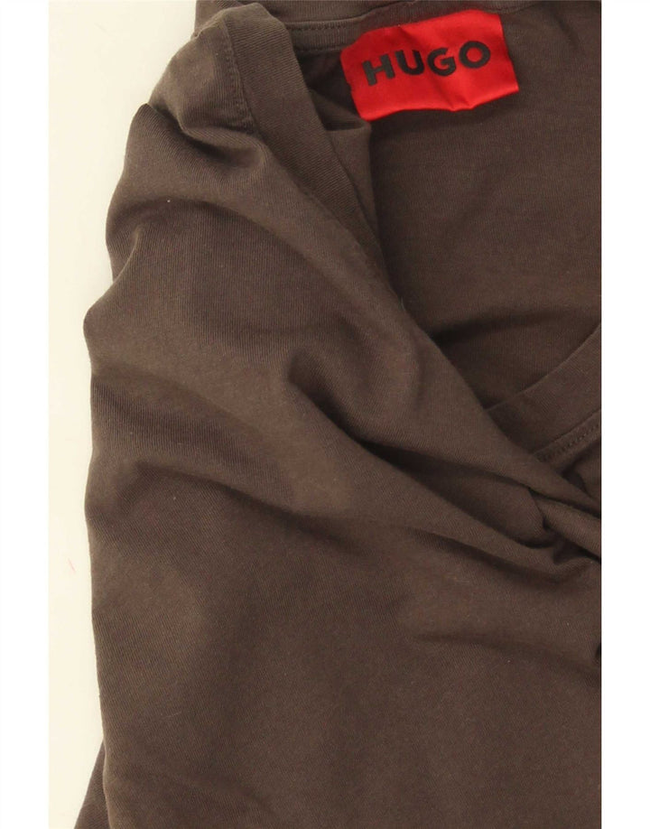 Tricou pentru bărbați Hugo Boss Top XL bumbac gri