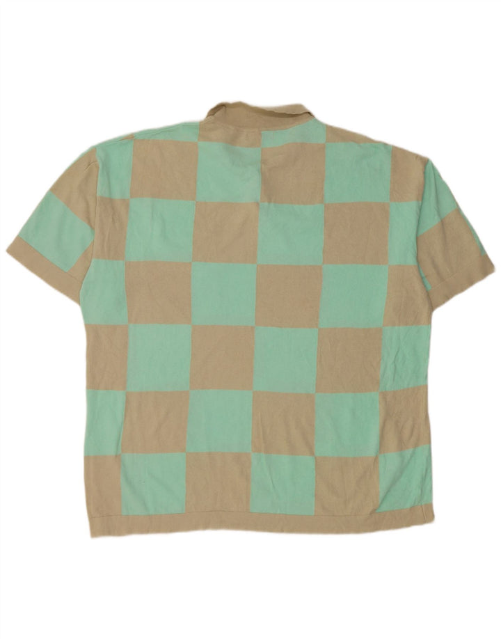 Tricou polo pentru bărbați Zara, mare, bej, geometric