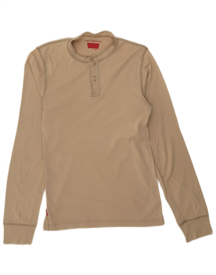Top pentru bărbați Levi's cu mânecă lungă, bej mediu