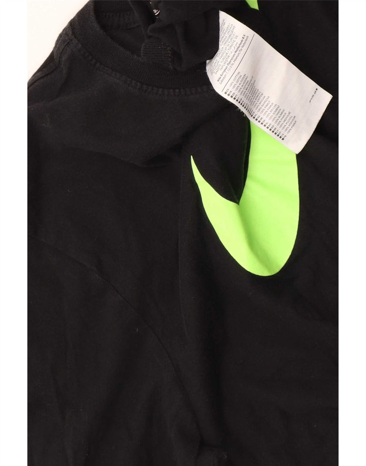 Top cu mânecă lungă, cu mânecă lungă, negru mediu, pentru bărbați, Nike