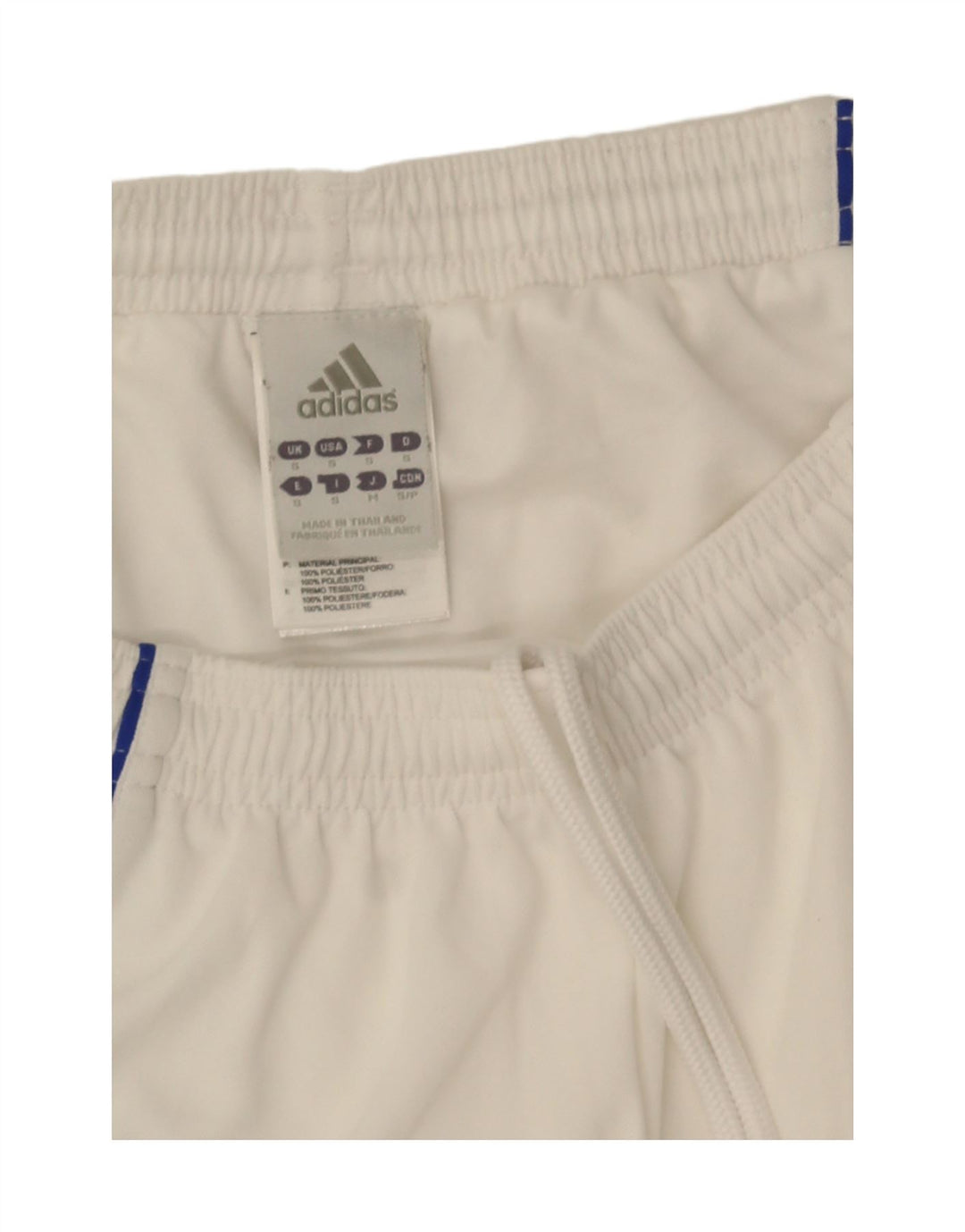 Pantaloni scurți sport Adidas Climalite pentru bărbați, alb, mici, poliester