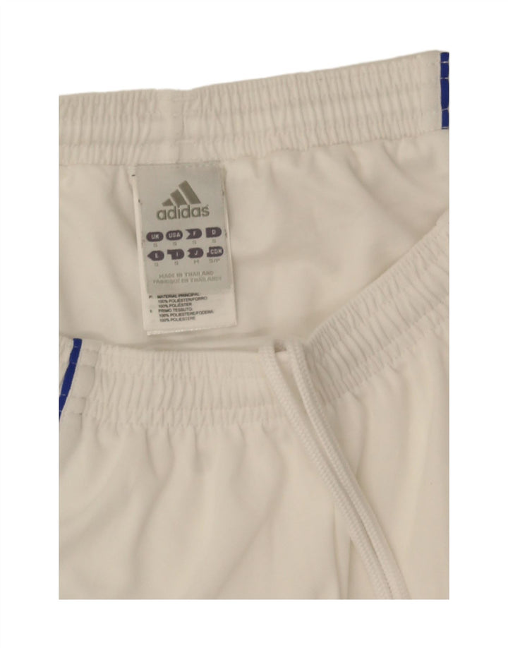 Pantaloni scurți sport Adidas Climalite pentru bărbați, alb, mici, poliester