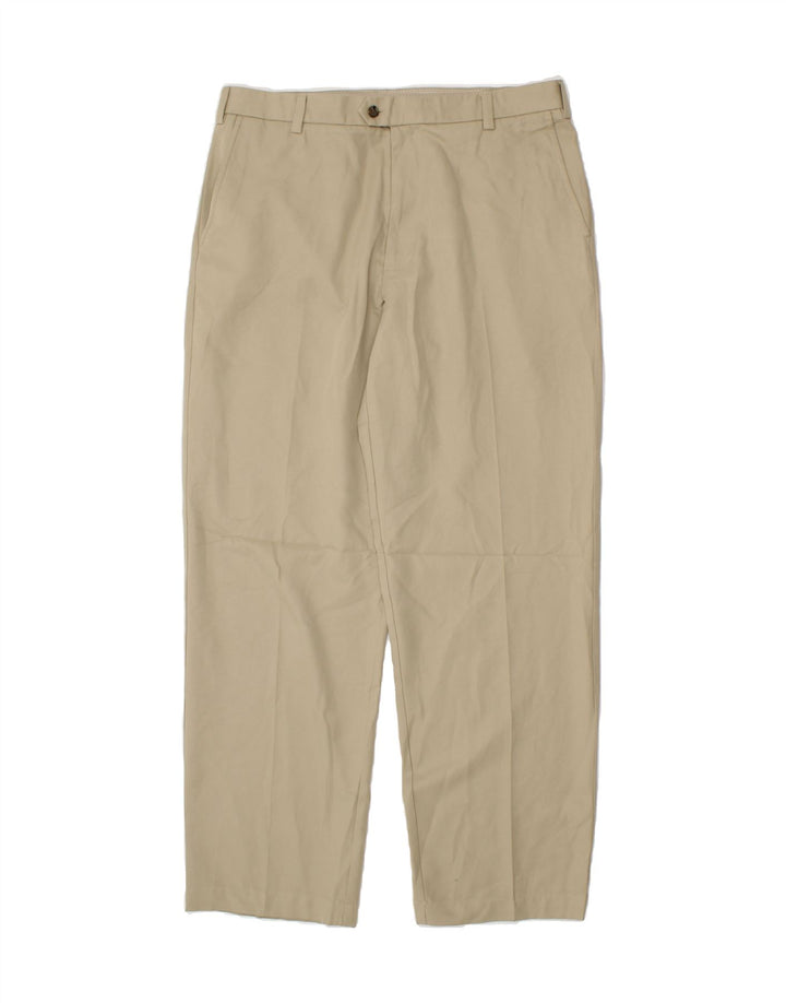 IZOD Mens Tapered Chino Trousers W36 L34 Grey Polyester Vintage Izod and Second-Hand Izod from Messina Hembry 
