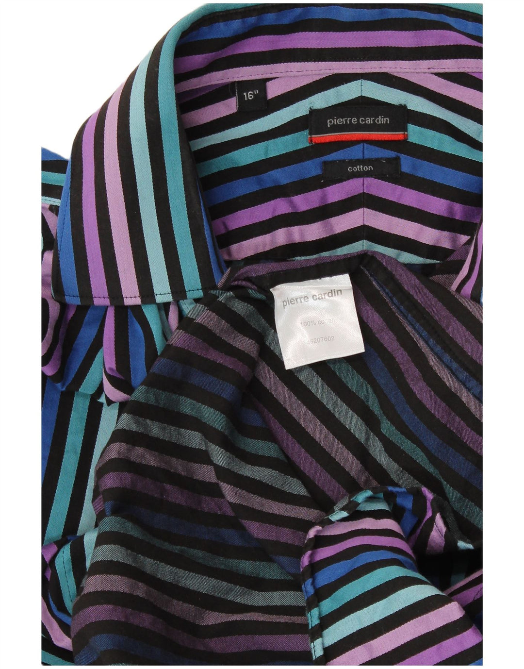 Cămașă pentru bărbați PIERRE CARDIN Mărimea 16 Bumbac cu dungi multicolore mare