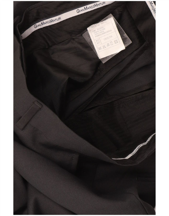 Gian Marco Venturi Costum pentru bărbați 2 nasturi 2 piese IT 48 Medium W32 L26 Gri