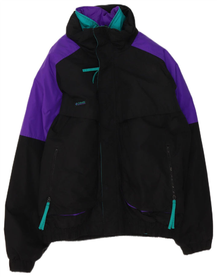 Jachetă de schi Columbia pentru bărbați UK 40, mare, negru, nailon color bloc