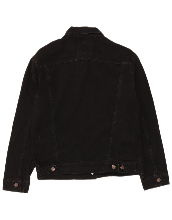 Jachetă de blugi Levi's pentru femei UK 14, bumbac mediu negru