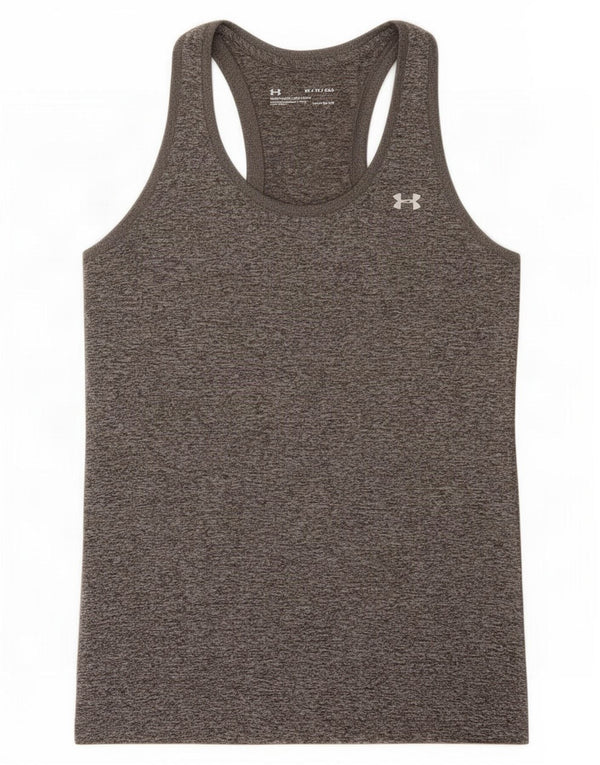 Vest Top pentru femei Under Armour Heat Gear Loose Fit UK 6 XS Grey Flecked
