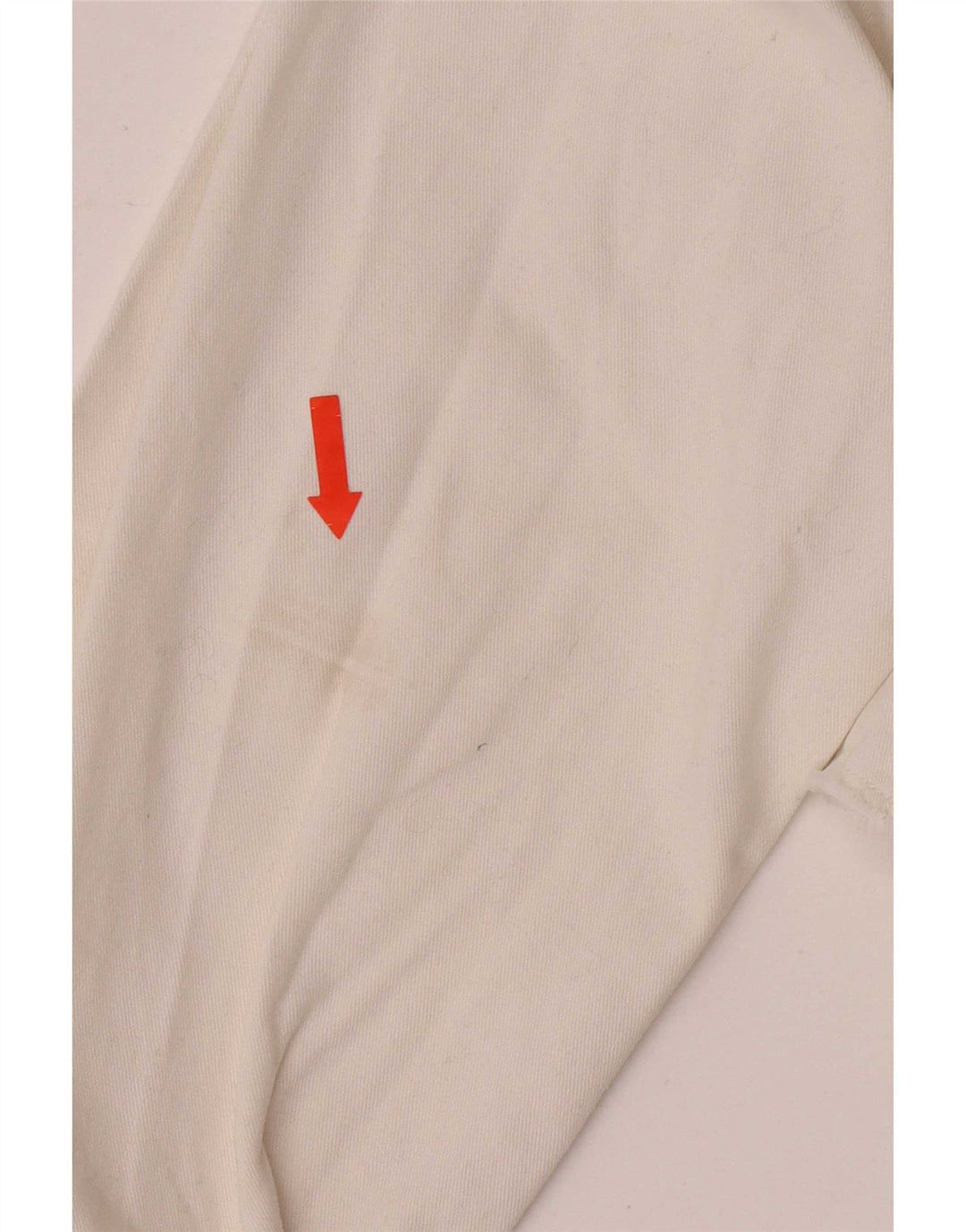 Jachetă de denim crop vintage pentru femei UK 10 mic bumbac alb