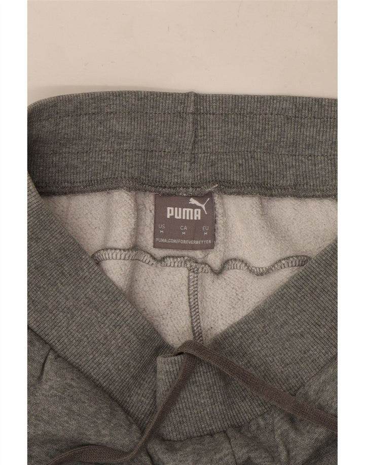 Pantaloni de trening grafic pentru bărbați PUMA Pantaloni de jogging, gri mediu, bloc de culoare