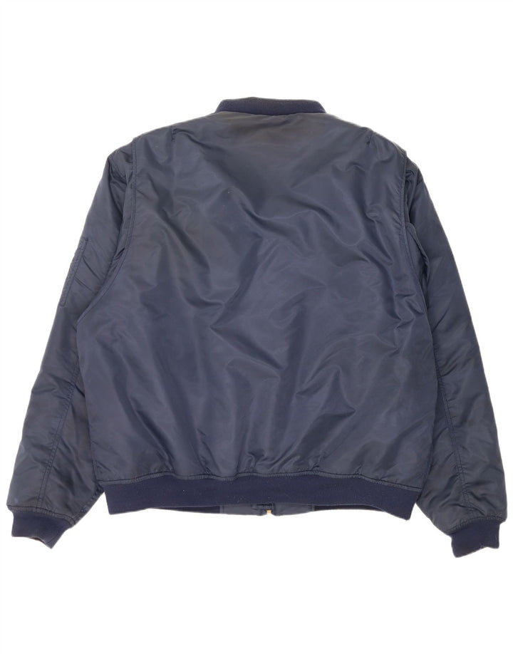 Bomber pentru bărbați New Roads UK 44 2XL Poliamidă bleumarin