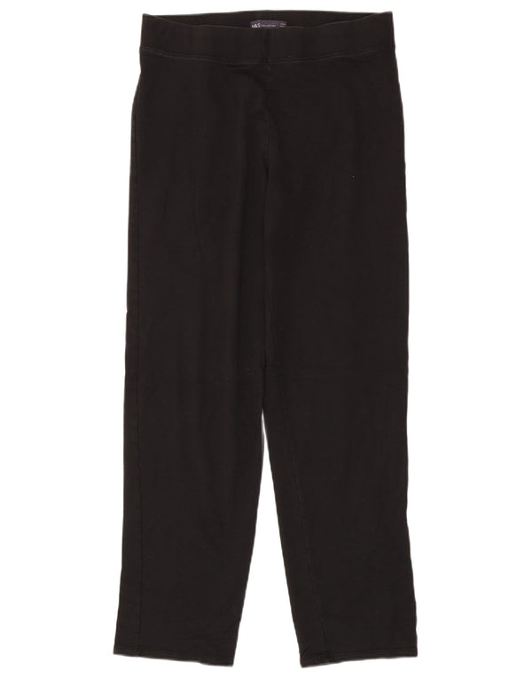 Leggings pentru femei Marks & Spencer UK 12 bumbac mediu negru