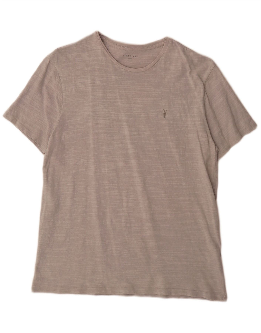 Tricou pentru bărbați All Saints Top mare, gri bumbac cu pete