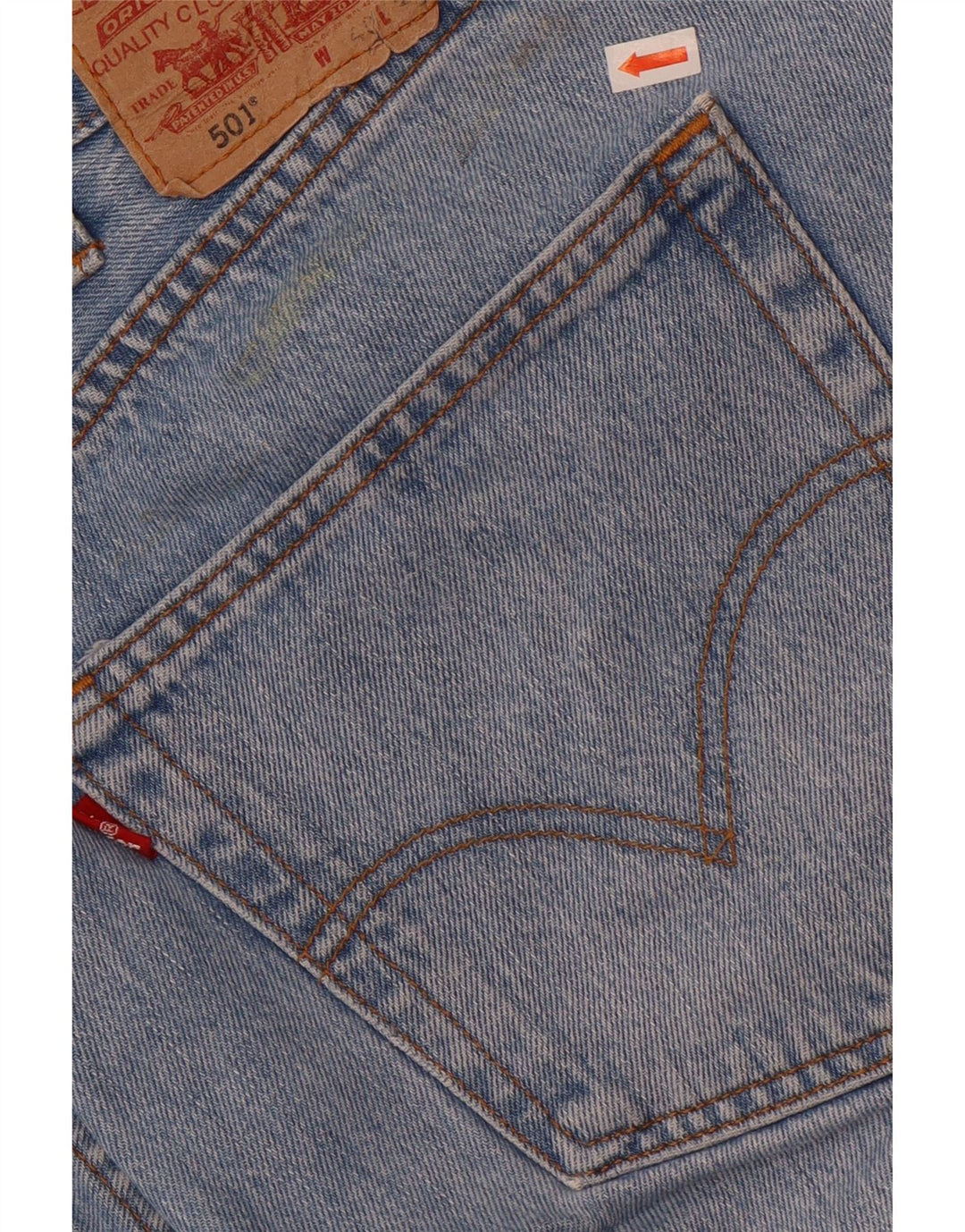 Blugi drepti pentru bărbați Levi's 501 W40 L26 Bumbac albastru