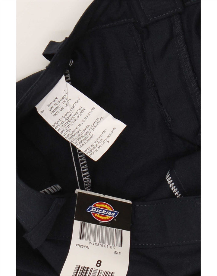 Pantaloni scurți chino grafic pentru femei Dickies US 8 Medium W30 Poliester bleumarin