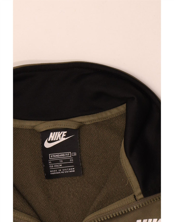 Jachetă de trening pentru băieți Nike 13-14 ani XL Kaki Poliester color