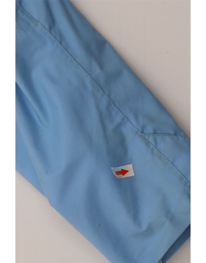 JACK WOLFSKIN Jachetă de vânt cu glugă pentru femei UK 12 Poliester albastru mediu