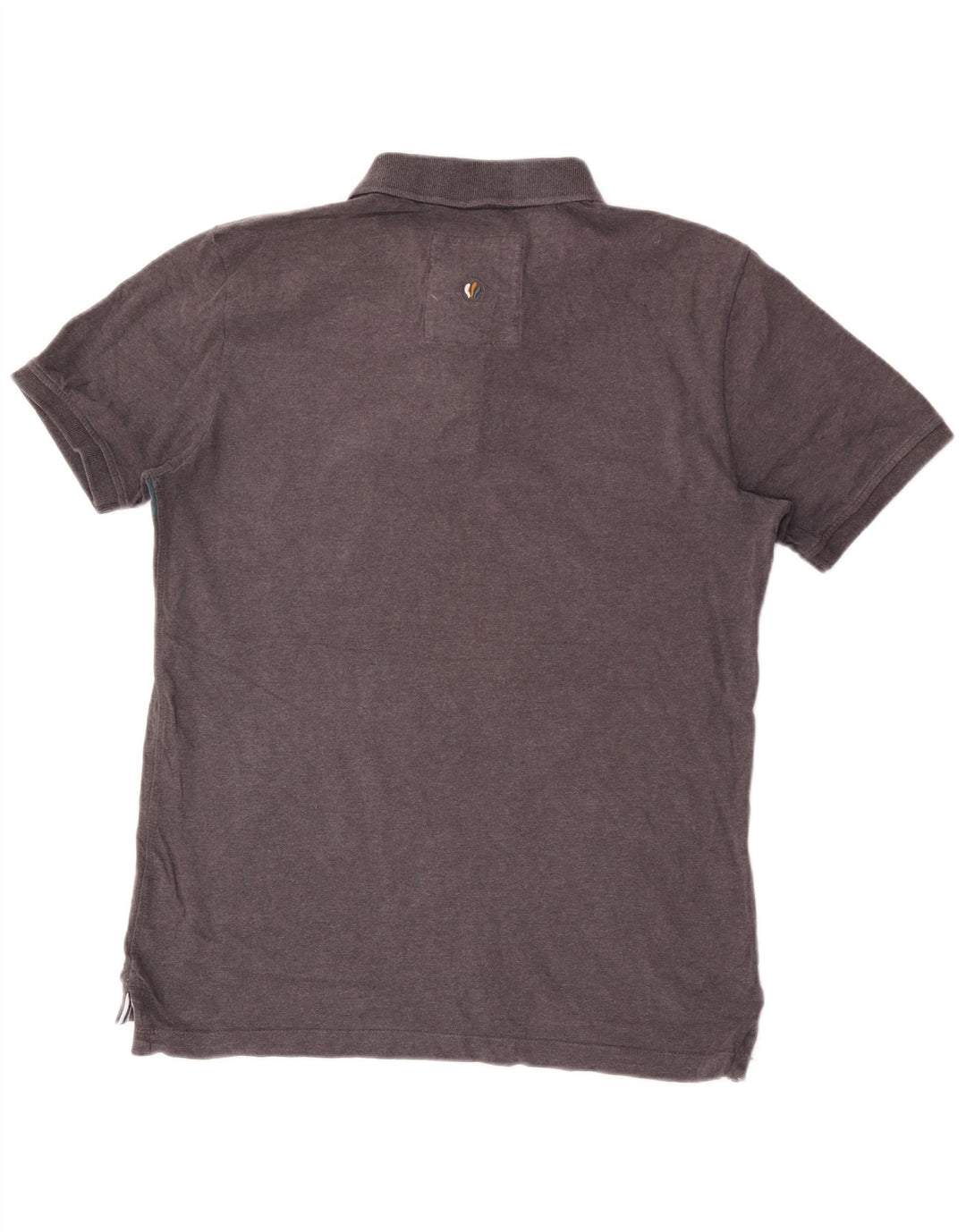 Tricou polo pentru bărbați Fat Face, bumbac cu dungi gri mediu