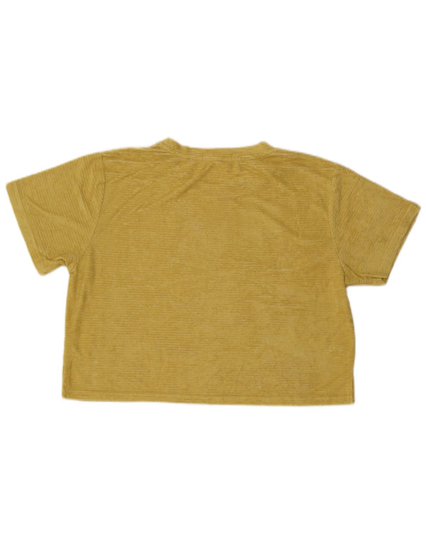 Tricou pentru femei Rip Curl Crop Velvet Top UK 18 XL Galben